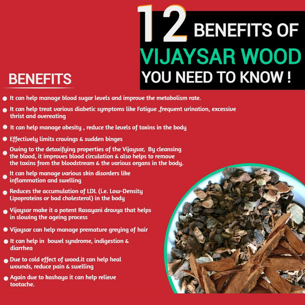 VEDAMBARIĀ® Lab Certified Vijaysar Wood Glass for Diabetes Control | Natural Wooden Tumbler | Helps Manage Blood Sugar | Ayurvedic Herbal Drinking Cup | Reusable Wooden Glass